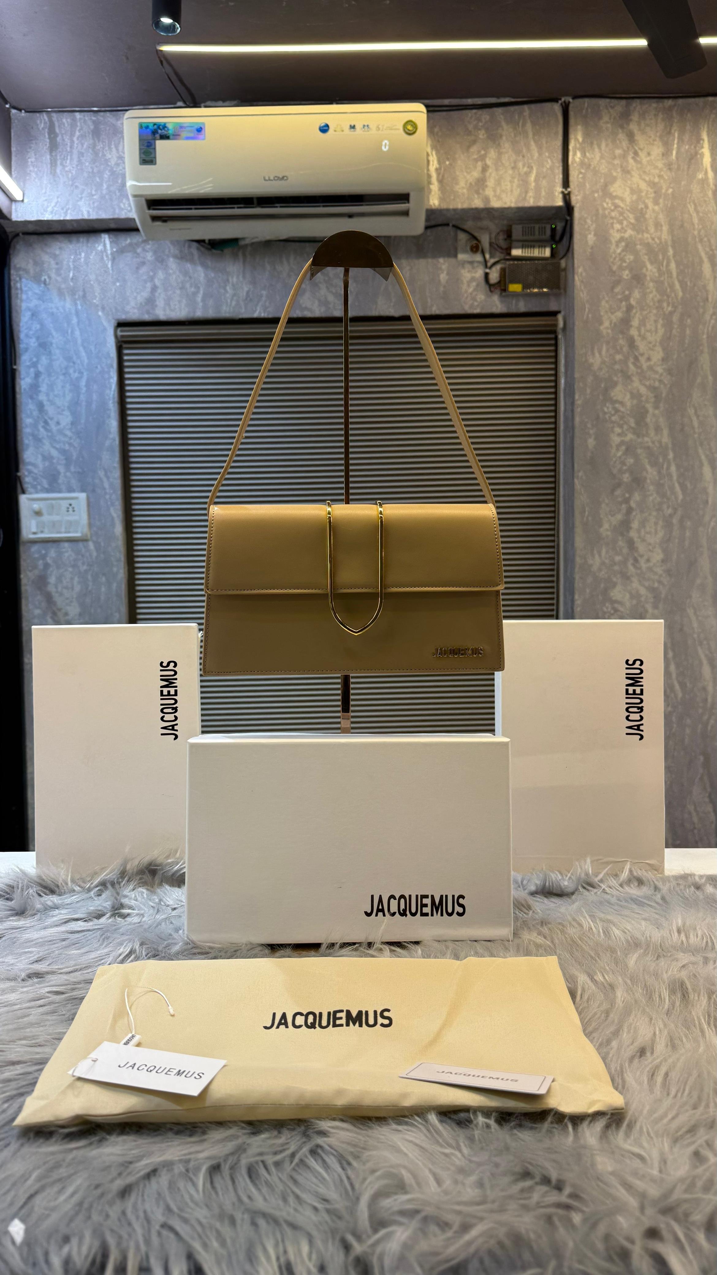 Jacqueemus Leather Bambino With Sling Strap OG Box & Dust Bag