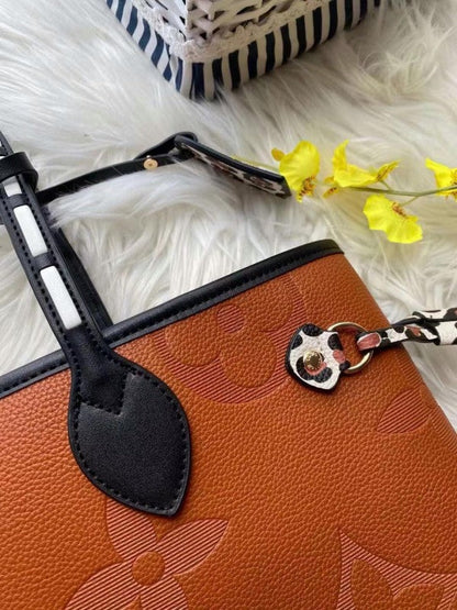 Lv On The Go Leopard Crafted Bag