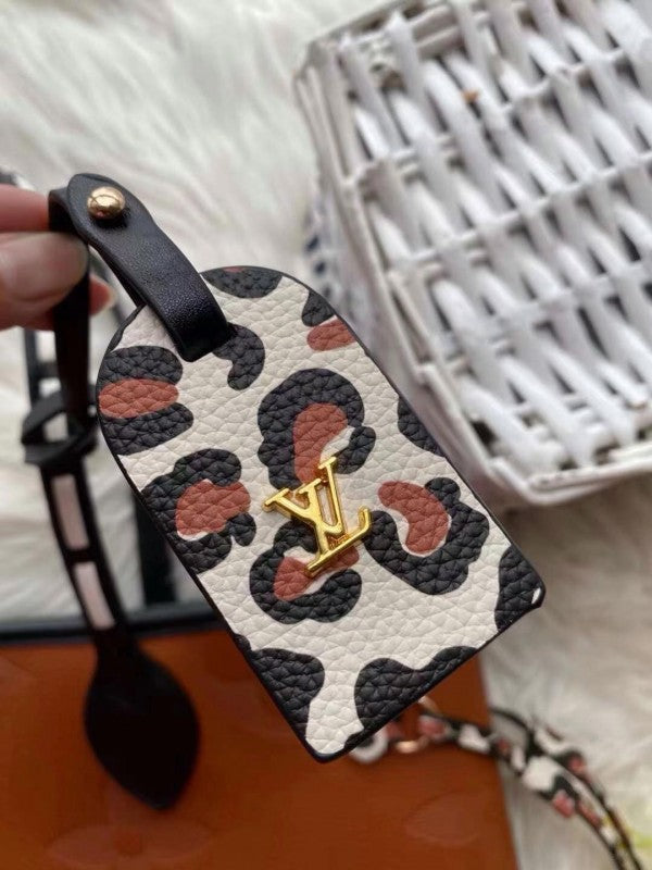 Lv On The Go Leopard Crafted Bag