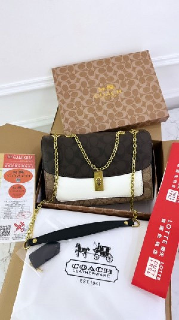 Coaach Clane crossbody signature canvas bag with og box