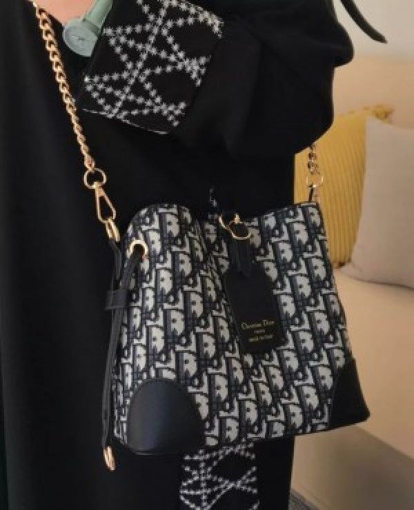 Christian Dior Bucket Sling Bag With Box Dust Bag Sling Belt