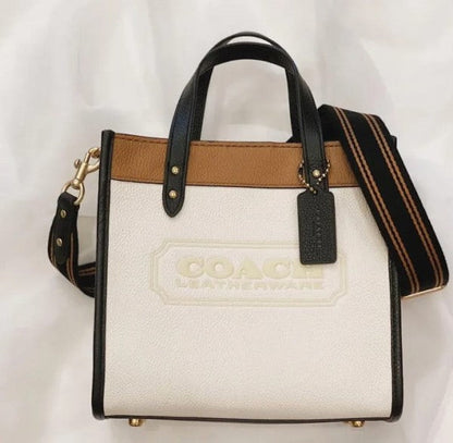 Coach field tote bag with og folding box