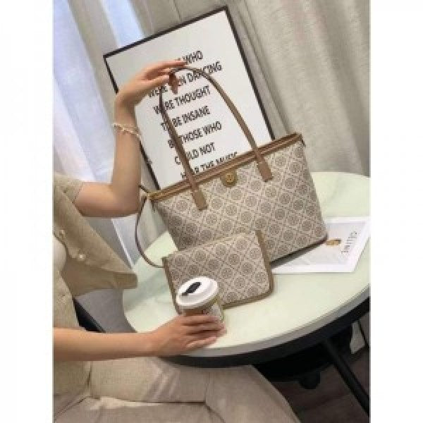 Tory Burch T Monogram Tote With &amp; Dust Bag &amp; Extra