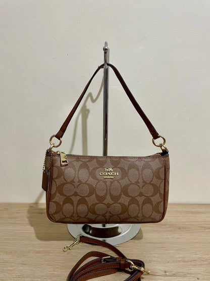 Coach messico signature sling bag premium quality with box