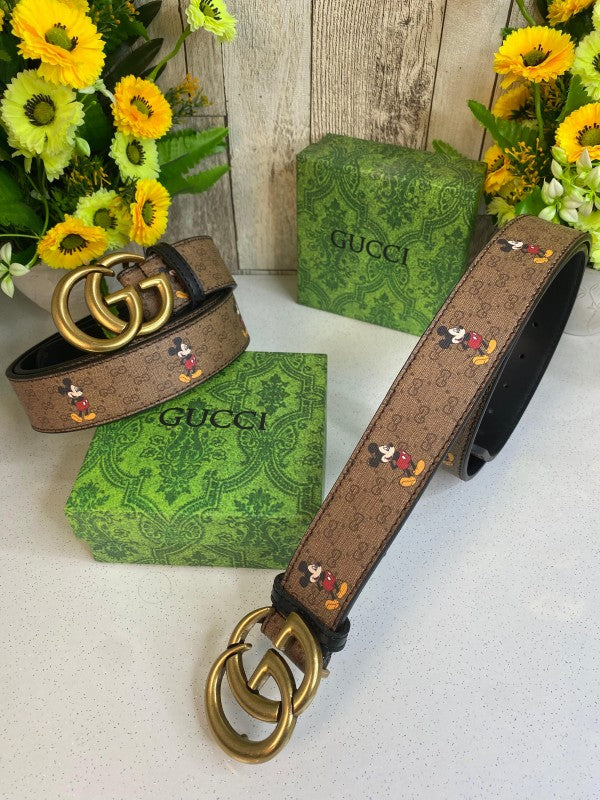 GUCCI MICKEY MOUSE BELT WID OG BOX