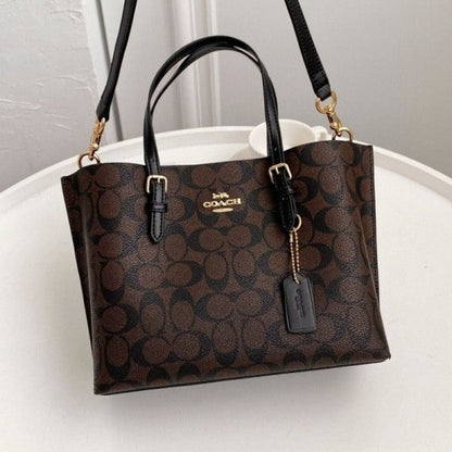 Coaach Mollie Leather Tote Bag With Dust Bag &amp; Shoulder Strap