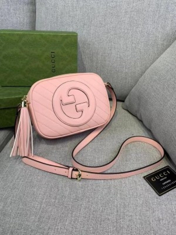 GUCCII Pebbled Leather Soho Disco Crossbody WITH BOX