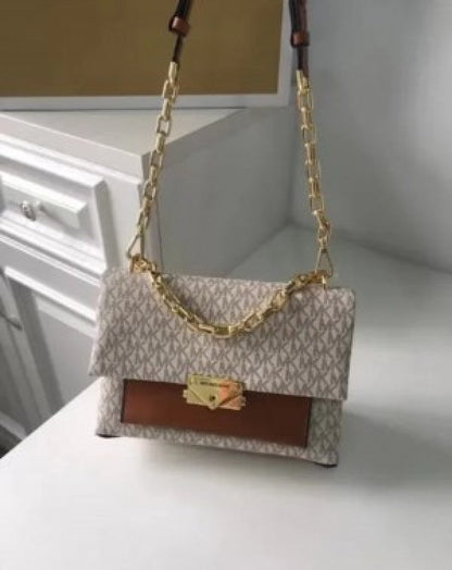 Miichael Kors Womens Outlet Medium Logo Shoulder Bag
