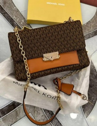 Miichael Kors Womens Outlet Medium Logo Shoulder Bag
