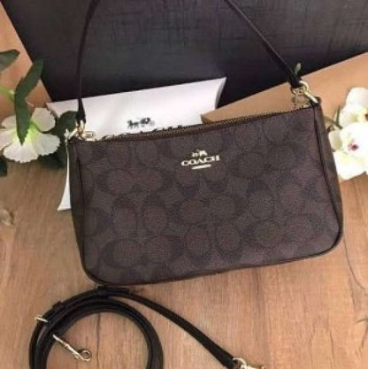 Coach messico signature sling bag premium quality with box