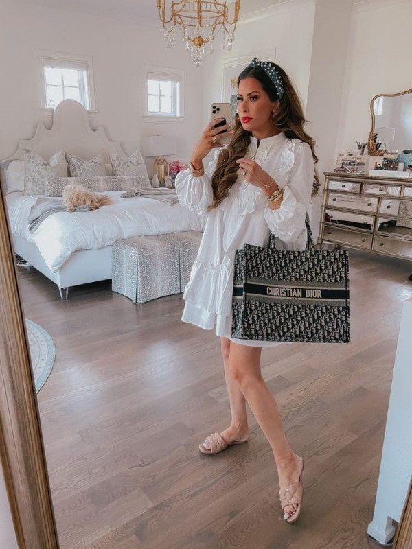 Christian Dior book tote bag premium quality with scarf&amp;og box