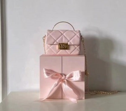 CHARLES &amp; KEITH HOBO BAG WITH OG BOX (PINK)
