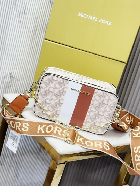 Michaell Kors Camera Sling Bag With Box &amp; Dust Bag &amp; Sling Belt
