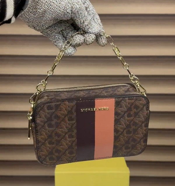 Michaell Kors Camera Sling Bag With Box &amp; Dust Bag &amp; Sling Belt