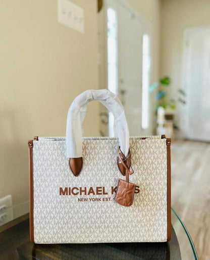 Michael kors mirella tote bag with dust bag(100813 coffebrown)