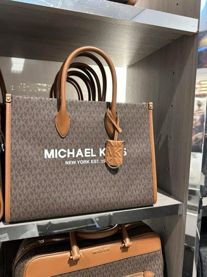 Michael kors mirella tote bag with dust bag(100813 coffebrown)