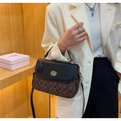 Coach marlie bag with box and carry bag