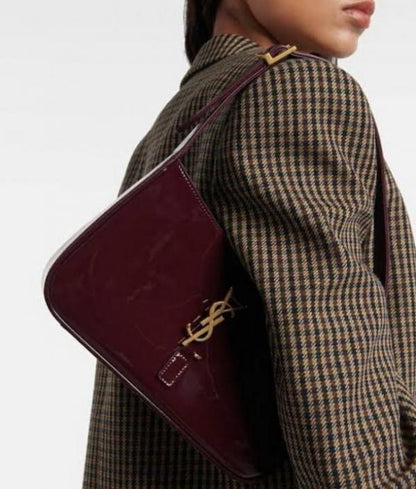 Saiint Laurrent patent hobo bag glossy with og box