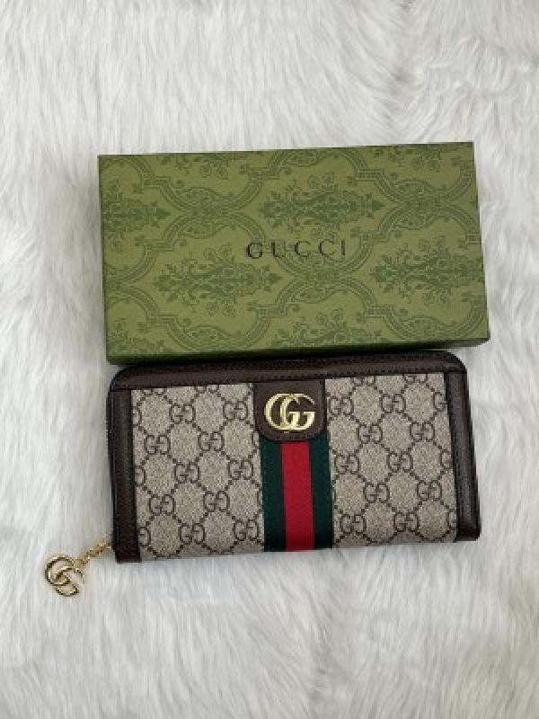 Gucci gg long wallet premium quality with box