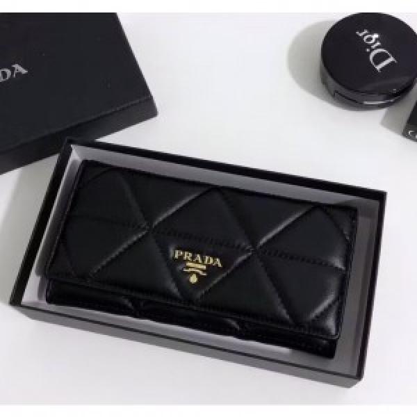 Prada long wallet premium quality with box