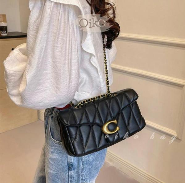 Coach Tabby 20 Quilted Leather Shoulder Bag With Box Dust bag Bill