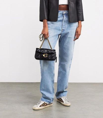 Coach Tabby 20 Quilted Leather Shoulder Bag With Box Dust bag Bill