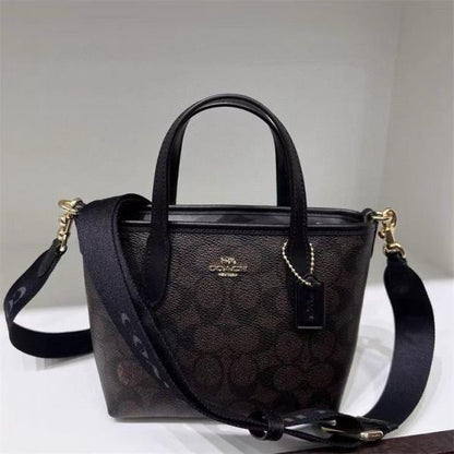 Coacch city mini tote bag in signature canvas bag with box premium quality