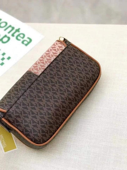 Michael Michael kors Bradshaw Two Tone Logo Convertible Shoulder bag with box