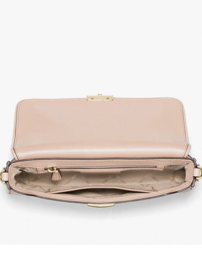 Michael Michael kors Bradshaw Two Tone Logo Convertible Shoulder bag with box