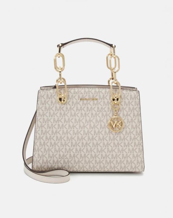 Michaell korrs cynthia small signature logo satchel