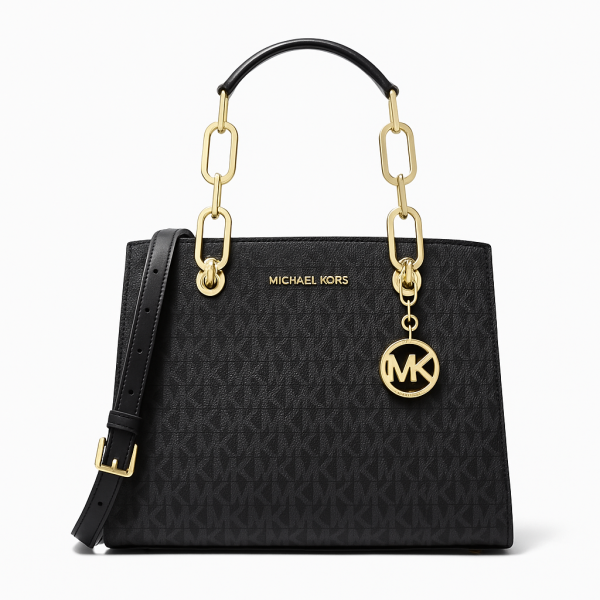Michaell korrs cynthia small signature logo satchel