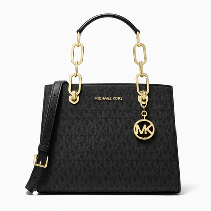 Michaell korrs cynthia small signature logo satchel