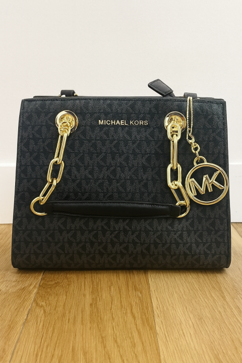 Michaell korrs cynthia small signature logo satchel