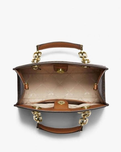 Michaell korrs cynthia small signature logo satchel