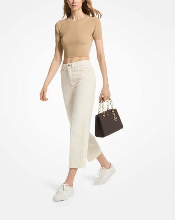 Michaell korrs cynthia small signature logo satchel