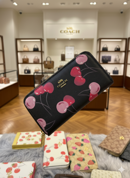 coach Zipper Wallet For Women With Box