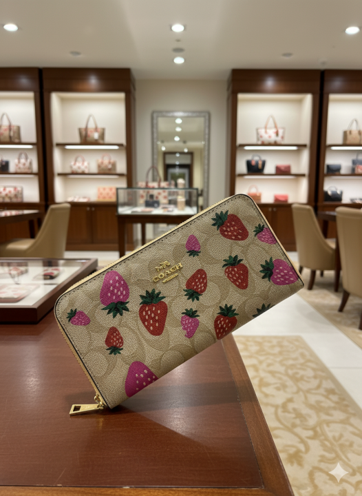 coach Zipper Wallet For Women With Box