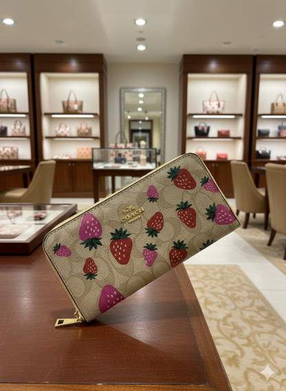 coach Zipper Wallet For Women With Box