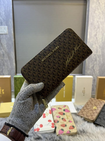 michael kors Zipper Wallet For Women With Box