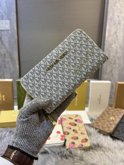 michael kors Zipper Wallet For Women With Box