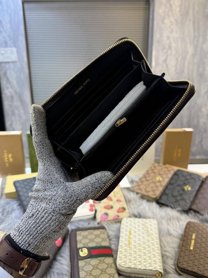 michael kors Zipper Wallet For Women With Box