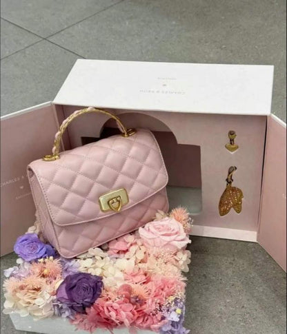 CHARLES &amp; KEITH HOBO BAG WITH OG BOX