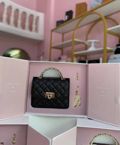 CHARLES &amp; KEITH HOBO BAG WITH OG BOX