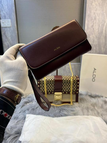 Aldo Two Piece Signature Bag with box