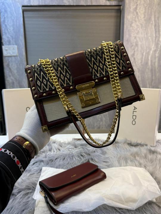 Aldo Two Piece Signature Bag with box