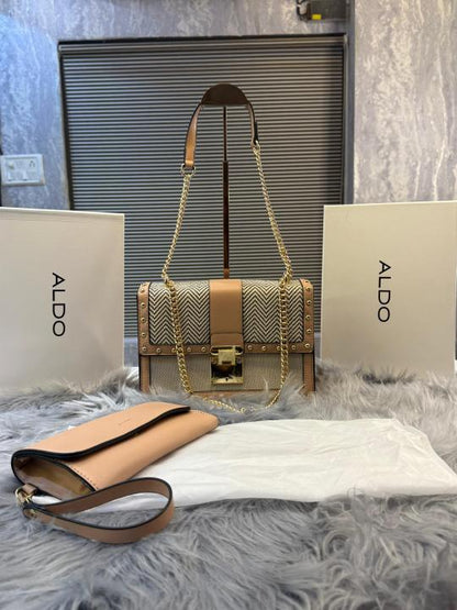 Aldo Two Piece Signature Bag with box
