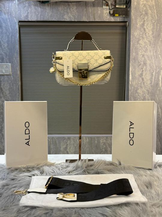 Aldo Bone DALLANNA&amp;Logo Medium Cross Body Bag with box
