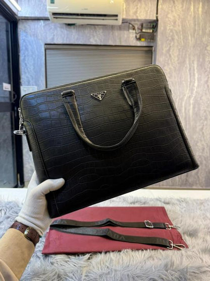 pradaa Polished Premium Quality Laptop Bag