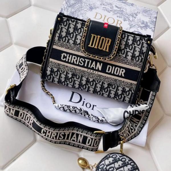 Christian dior camps lingbag with ogbox dustbag scarf etc