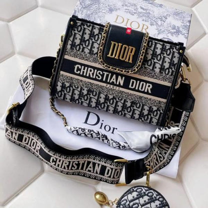Christian dior camps lingbag with ogbox dustbag scarf etc